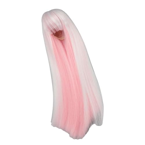 Zerodis Long Curly Doll Wig for 7.3 - 8.3in Head Circumference Doll