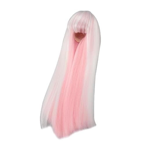 Zerodis Long Curly Doll Wig for 7.3 - 8.3in Head Circumference Doll