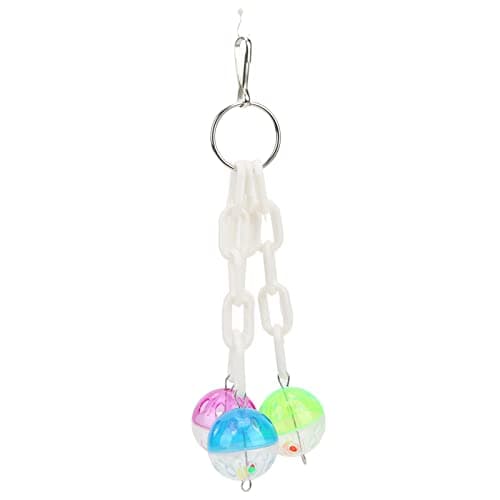 Zerodis Bright Color Bird Toy Balls for Parrots, Cockatiels, Budgies - 2 Pack