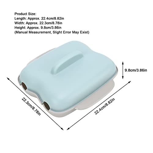 Zerodis Microwave Corn Steamer with Airtight Lid & Portable Blue
