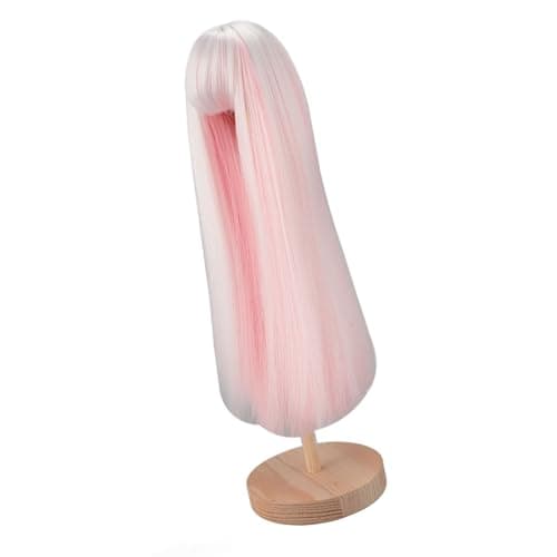 Zerodis Long Curly Doll Wig for 7.3 - 8.3in Head Circumference Doll