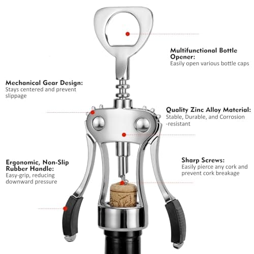 Wine Opener for Bartenders and Waiters
