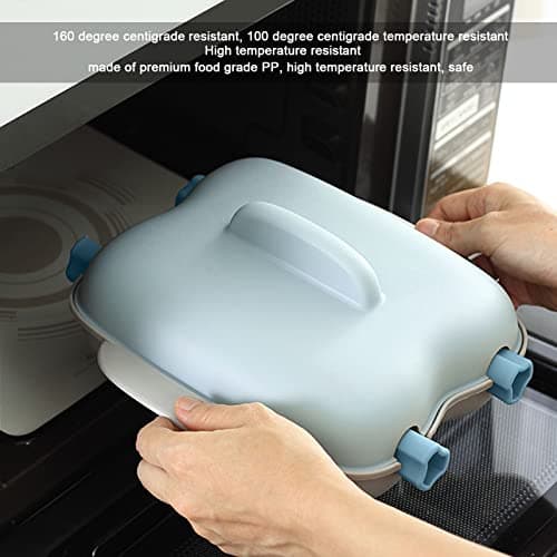 Zerodis Microwave Corn Steamer with Airtight Lid & Portable Blue