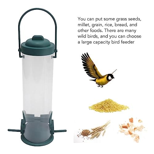 Bird Tube Feeder for Outdoor Gardens