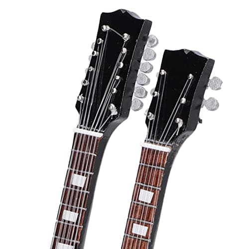 Zerodis Miniature Guitar 18cm Mini Replica Model for Dollhouse Accessories