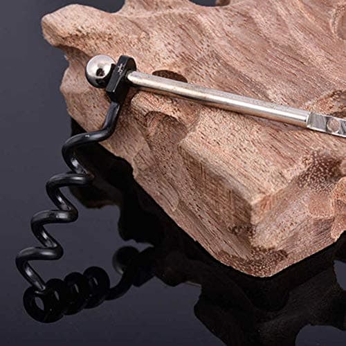 Portable Stainless Steel Keychain Corkscrew for Backpack Camping