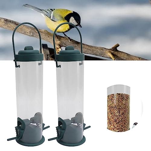 Bird Tube Feeder for Outdoor Gardens