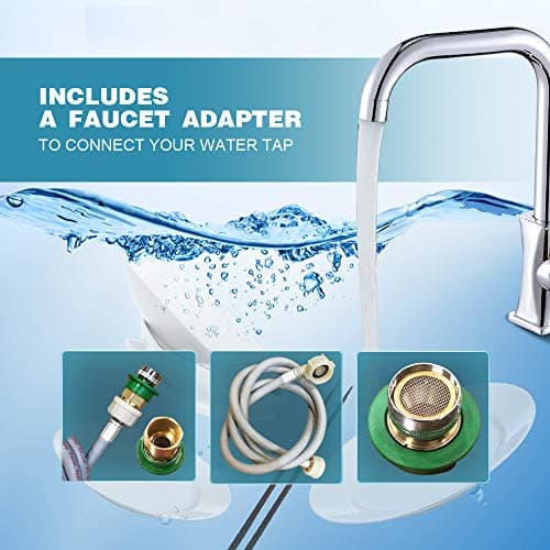 Portable Countertop Dishwasher with 5 Programs and Air Dry