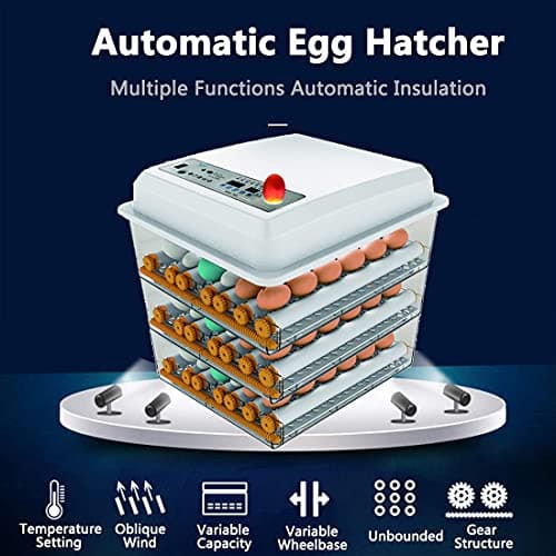 JAEDO Automatic Egg Incubator for Chickens, Ducks & Geese