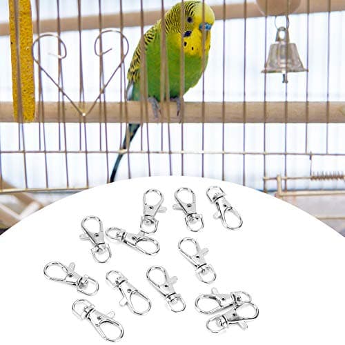 Bird Cage Locks - 12 Pcs Metal Pet Cage Door Lock Clips