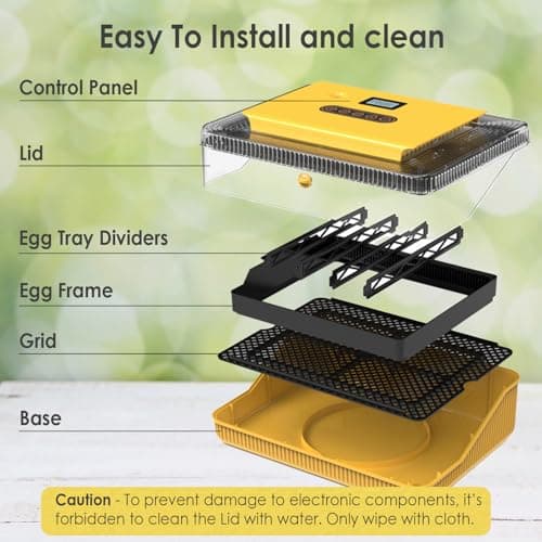 Egg Incubator for Hatching Quail, Chicken, Duck, Goose Eggs