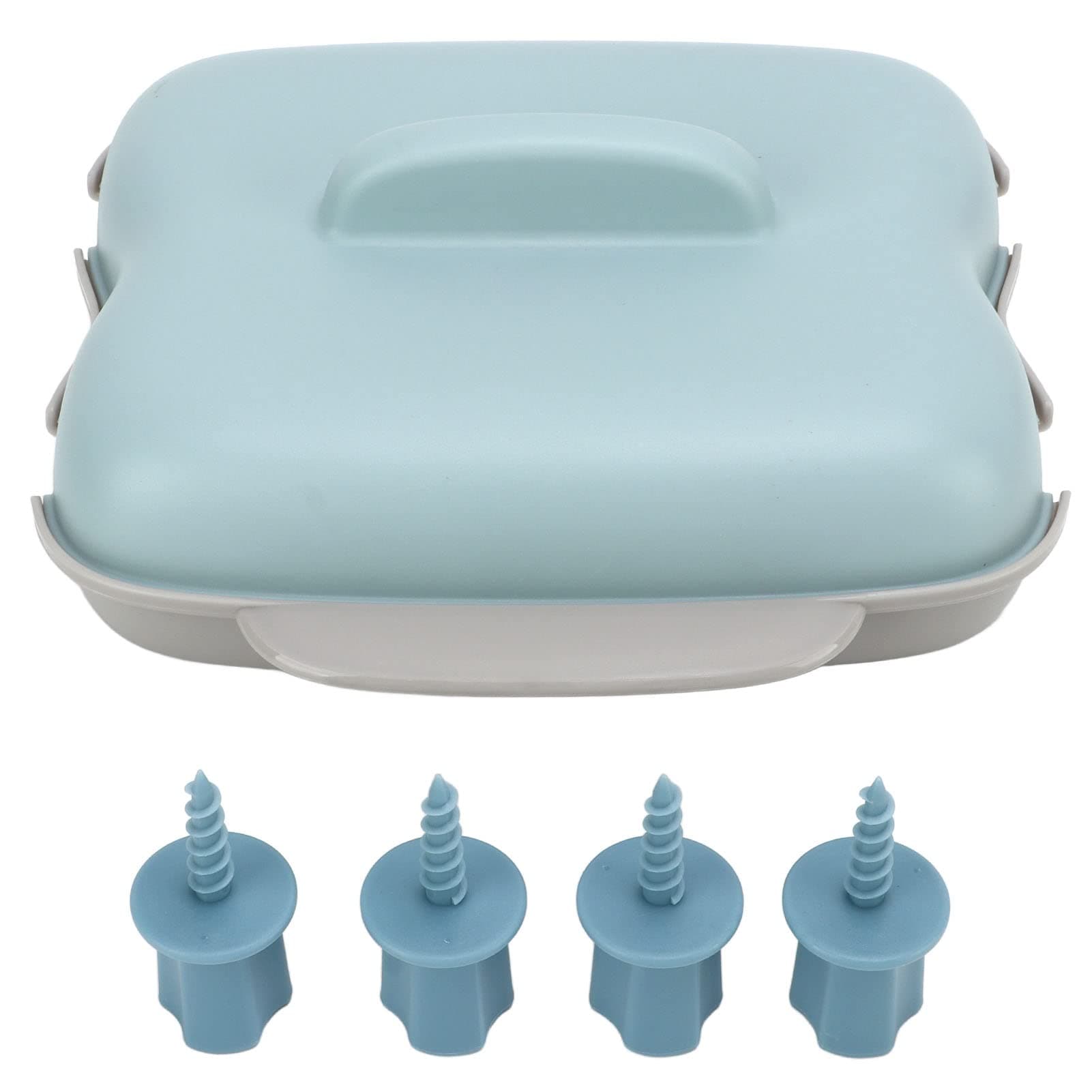 Zerodis Microwave Corn Steamer with Airtight Lid & Portable Blue