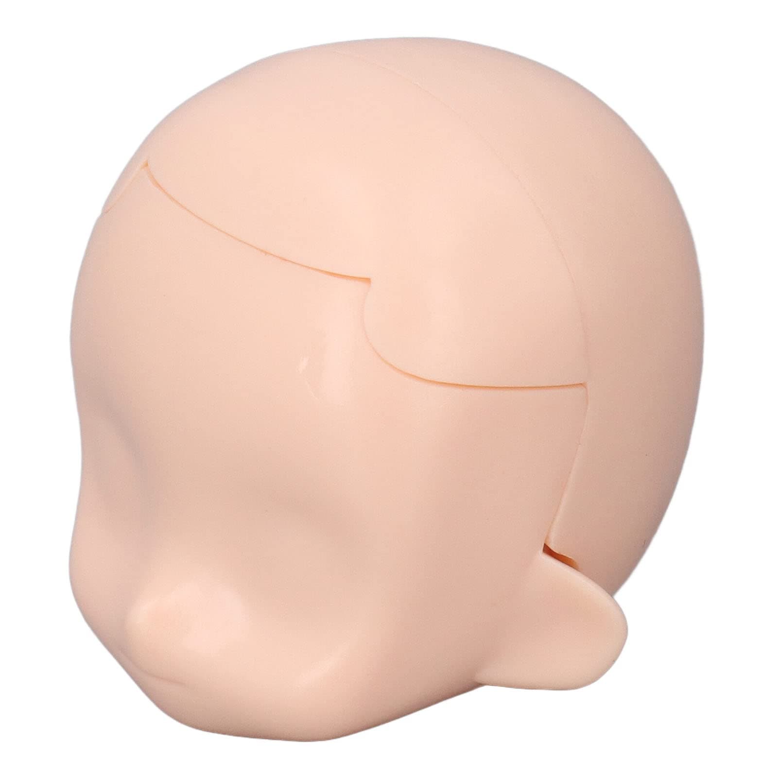 Eco-Friendly Removable Replacement Doll Head for 1/12 Doll (Normal White)