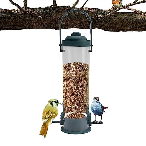 Bird Tube Feeder for Outdoor Gardens