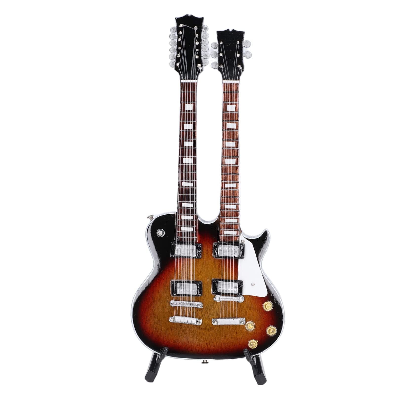 Zerodis Miniature Guitar 18cm Mini Replica Model for Dollhouse Accessories