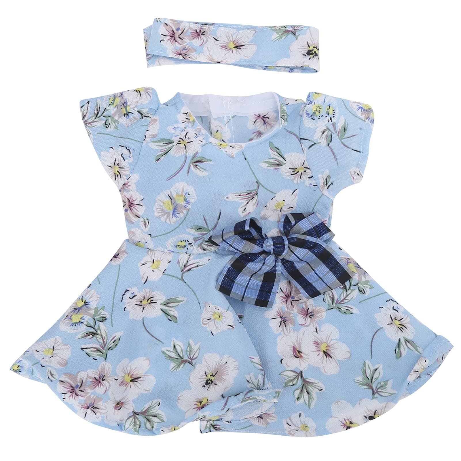 Zerodis Reborn Baby Doll Elegant Dress with Accessories for 18inch Doll Girls